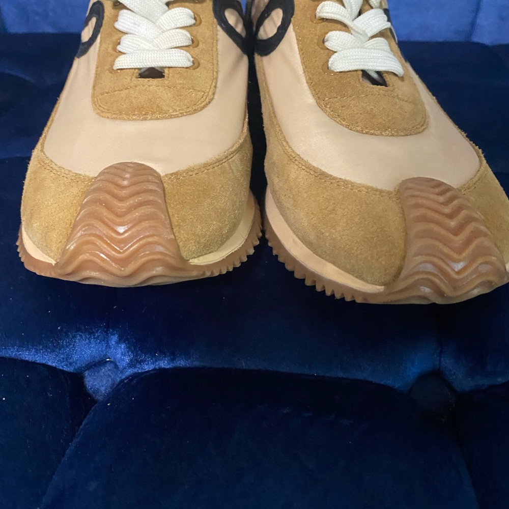 Loewe Tan and Black Men's Sneakers